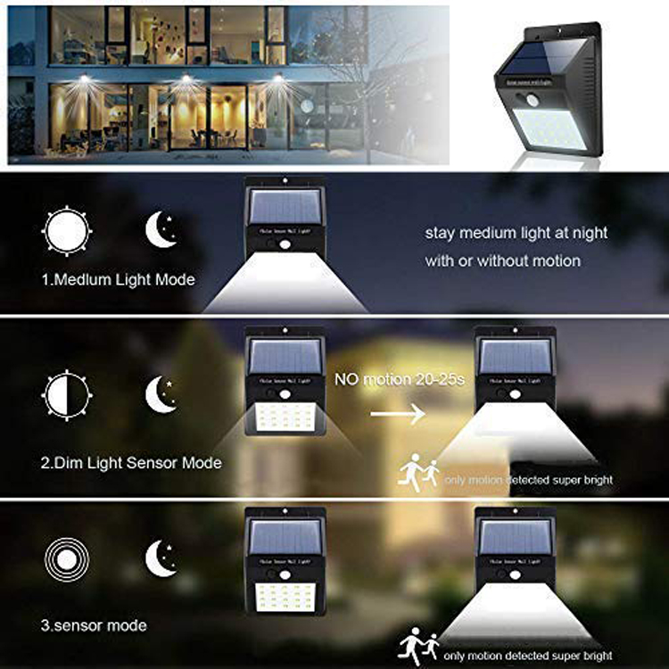 bewegingslicht met zonnesensor